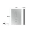 SSD, T7 Touch 2TB, Samsung Portable Security & Portability, 2TB USB 3.2
