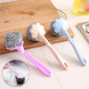 Wire Ball Brush with Long Handle, Efficient Cleaning, Stainless Steel