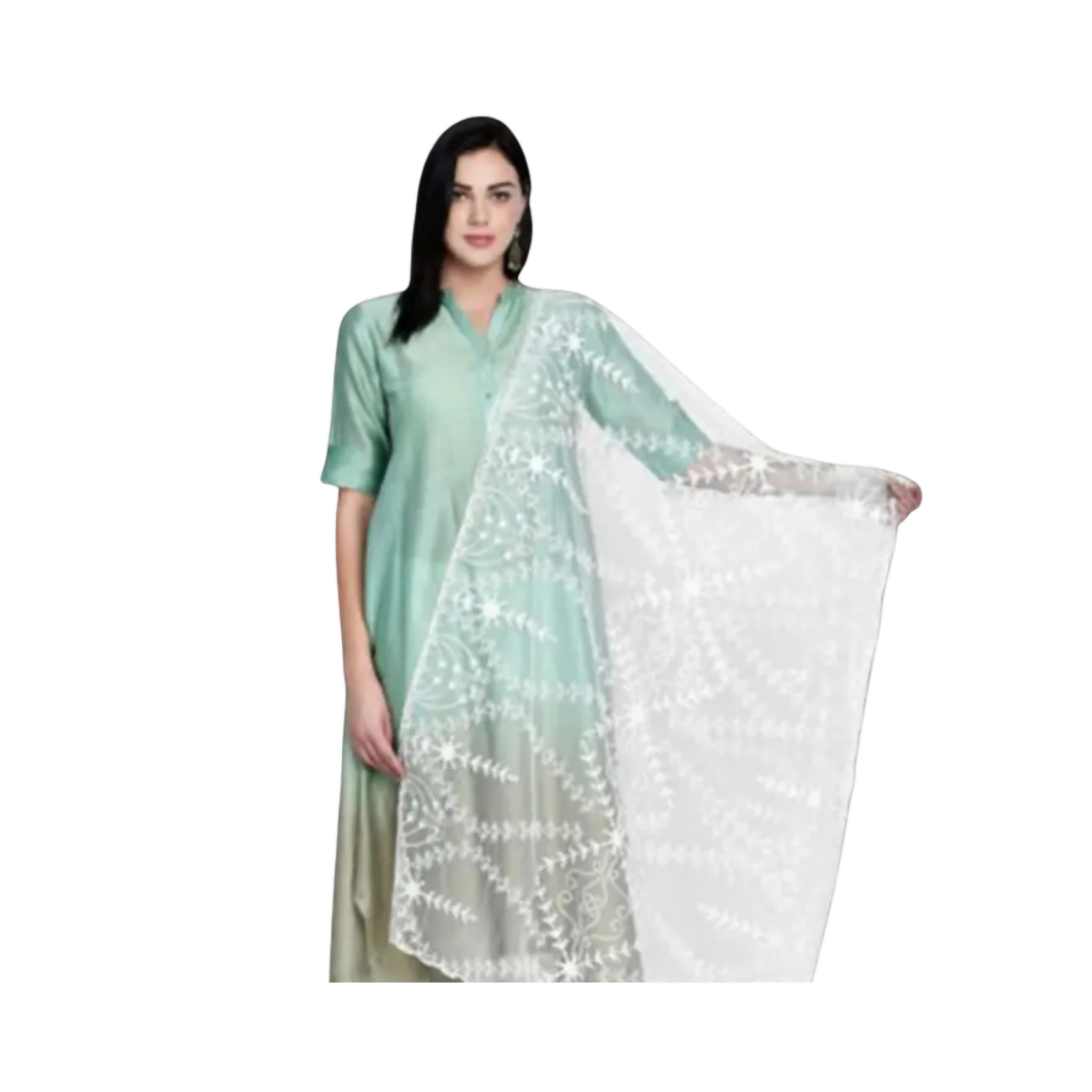 Dupatta, Embroidered with Exquisite Karhai, for Women