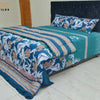 Bedsheet, White Leaflet, Comfort and Style Combined