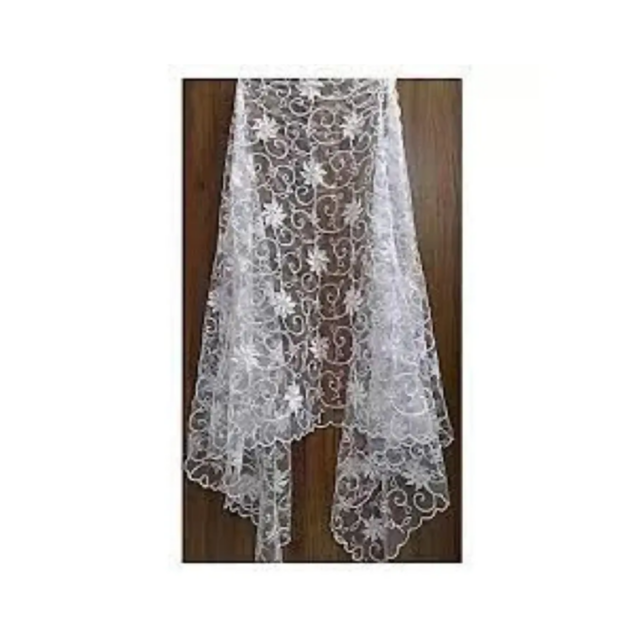 Net Dupatta, Exquisite & Embroidered Elegance, for Women