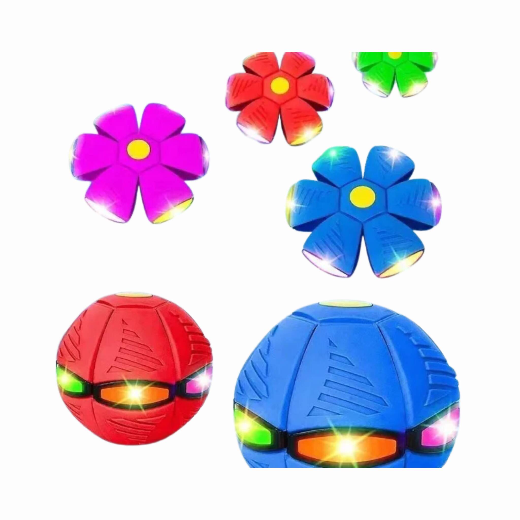 Phlat Ball, Transformative Mini Sports Toy, for Portable Fun