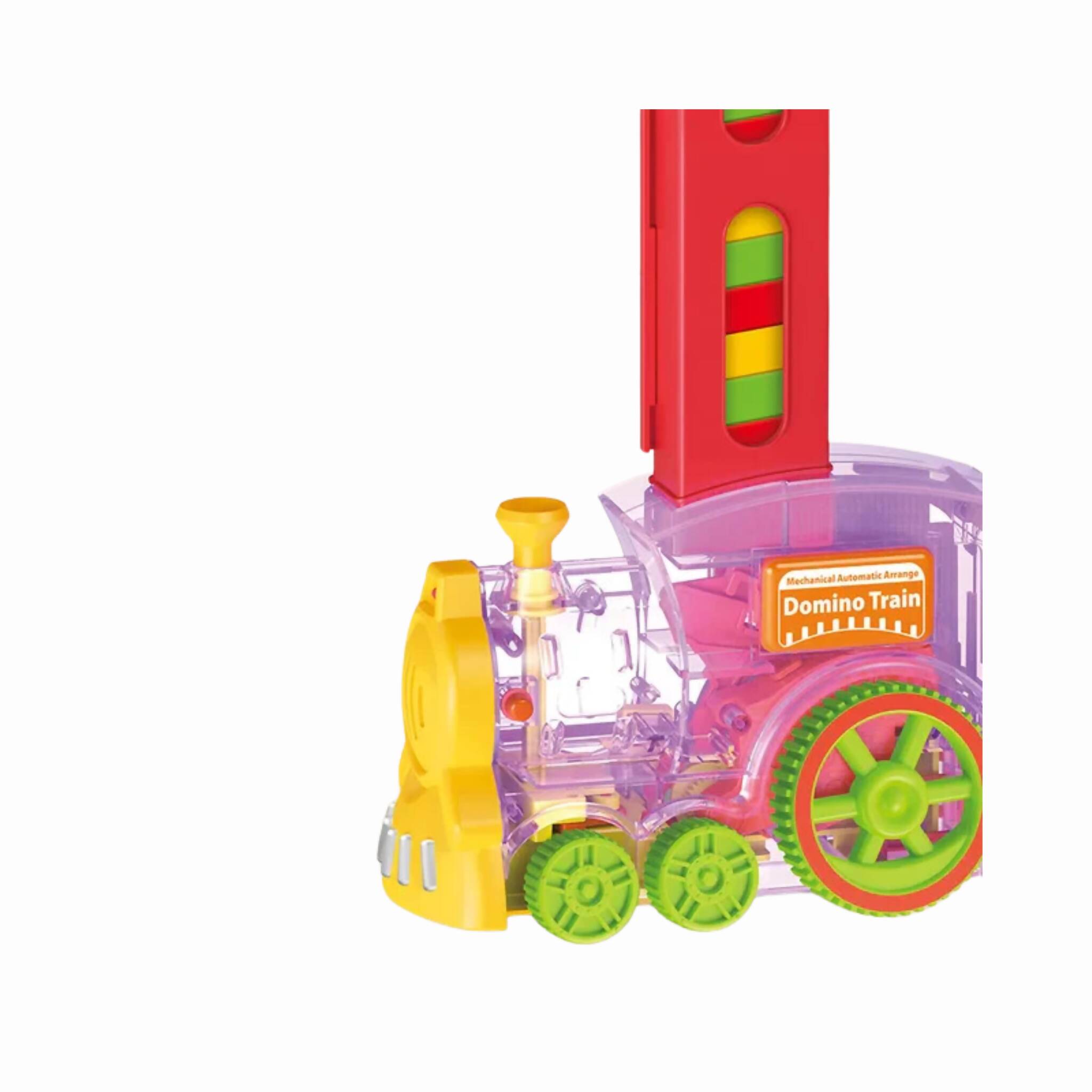 Domino Electric Train, Tumble Down Action with Lights & Sound