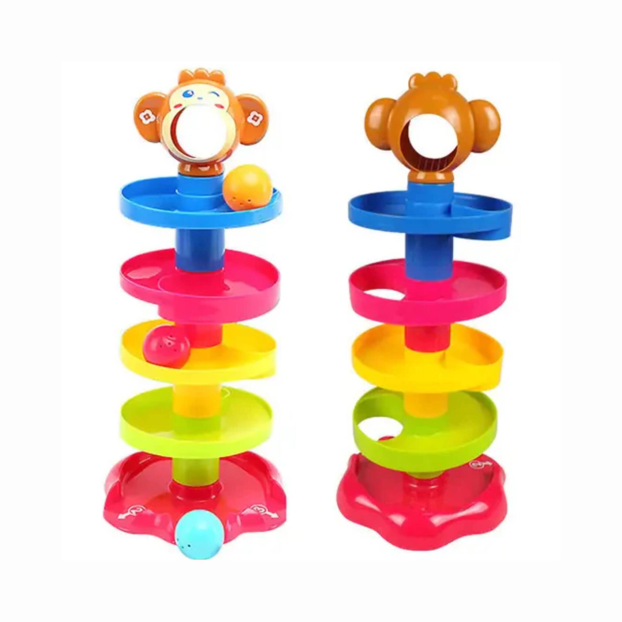 Ball Tower Toy, Colorful 5-Tier with Spinning Activity Balls, for Kids'