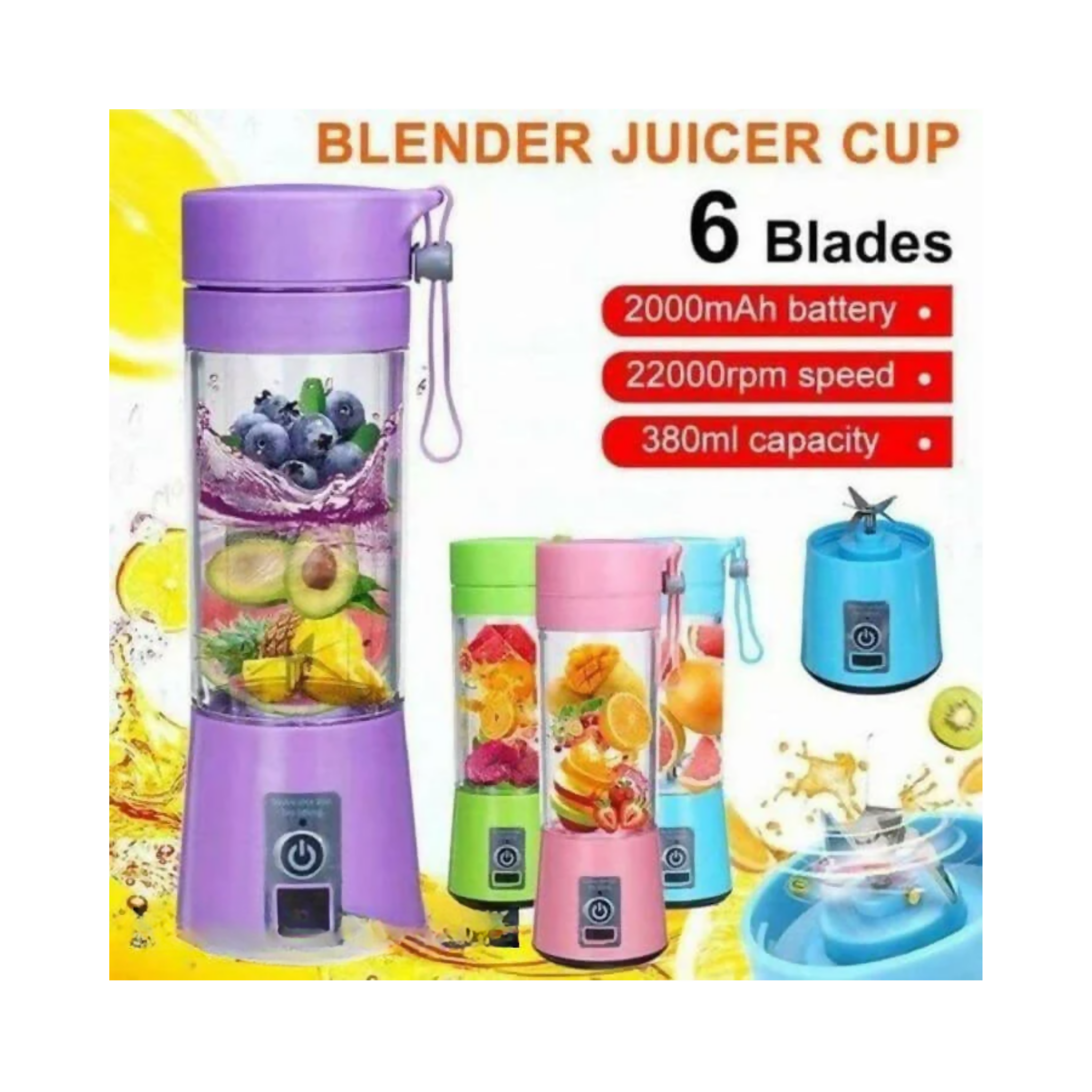 Juicer Mixer, Portable USB & Mini Electric