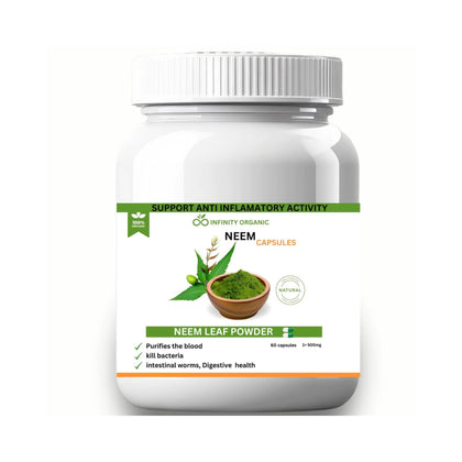 Neem Powder Capsules, Natural Wellness Enhancers (نیم کی گولیاں), for Immune Support