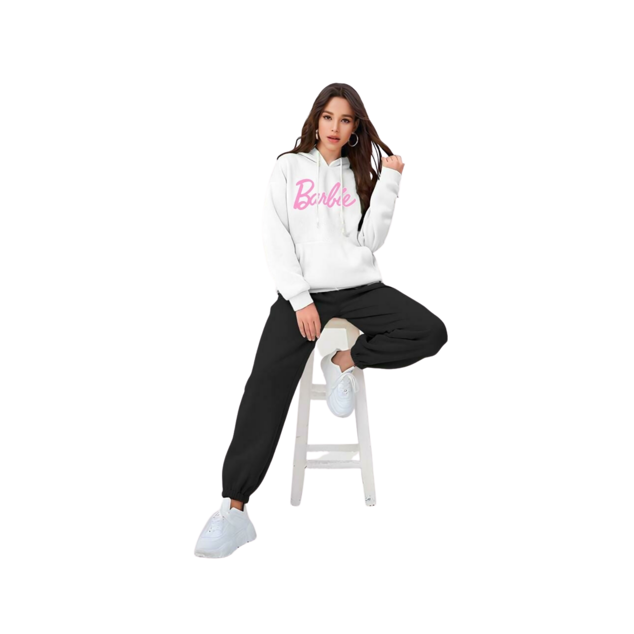 Track Dress, Comfortable Hoodie & Trouser Set, for Women