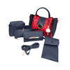 Bag Set, Elegance in a 5-Piece Soft Leather, for Women