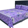Bed Sheet, Elevate Your Bedroom with Purple Floral Perfection