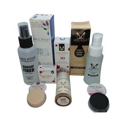 Makeup Collection, Cake Eye Liner, Makeup Fixer, Natural Primer, Foundation Stick, Base Oil Control