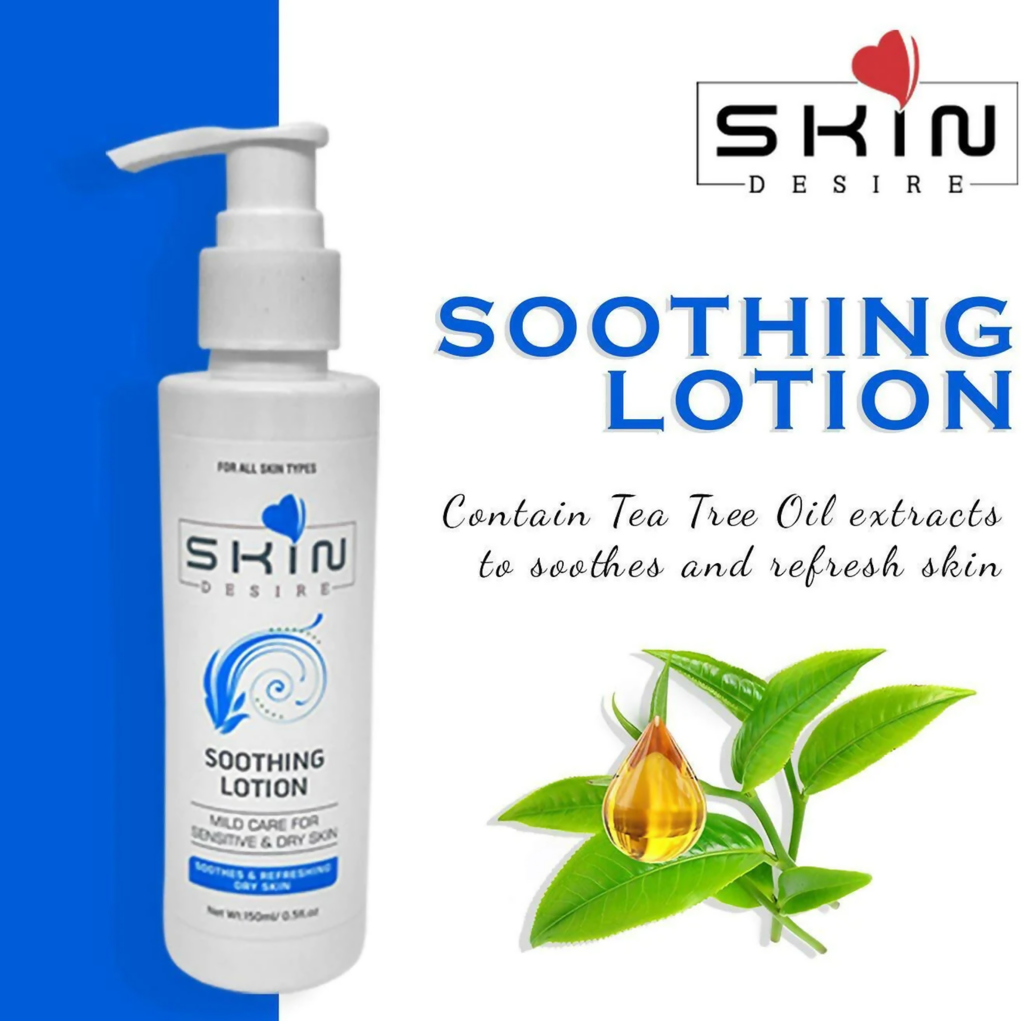 Tea Tree Soothing Lotion Calm and Protect Your Skin Action Store