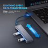 USB C to 4 Ports USB 3.0 Adapter, Expand Connectivity with Fast Data Transfer