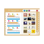 Learning Study Book, Explore Alphabets, Numbers, and More, for Kids'