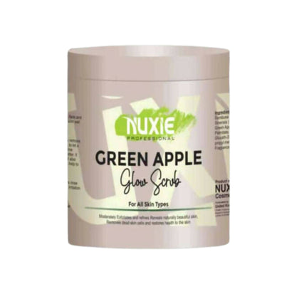 Nuxie Green Apple Glow Scrub, Exfoliating, Nourishing Skincare