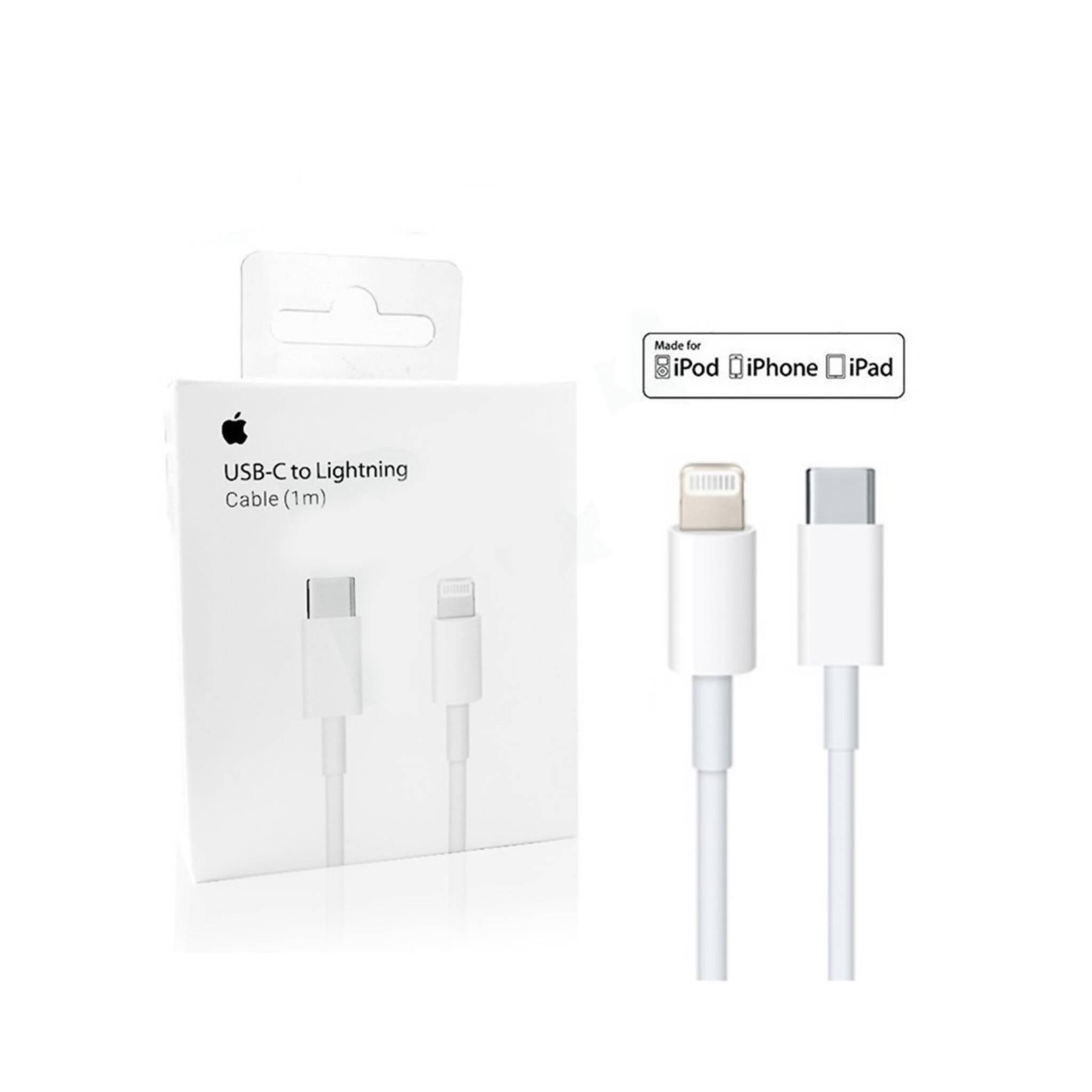 Power Adapter, Apple 20W USB C with Cable, Convenient for home, or On-the-Go charging