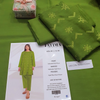 Unstitched Suit, Embroidered Chiken Kari Shirt & Dyed Viscose Trouser, for Women