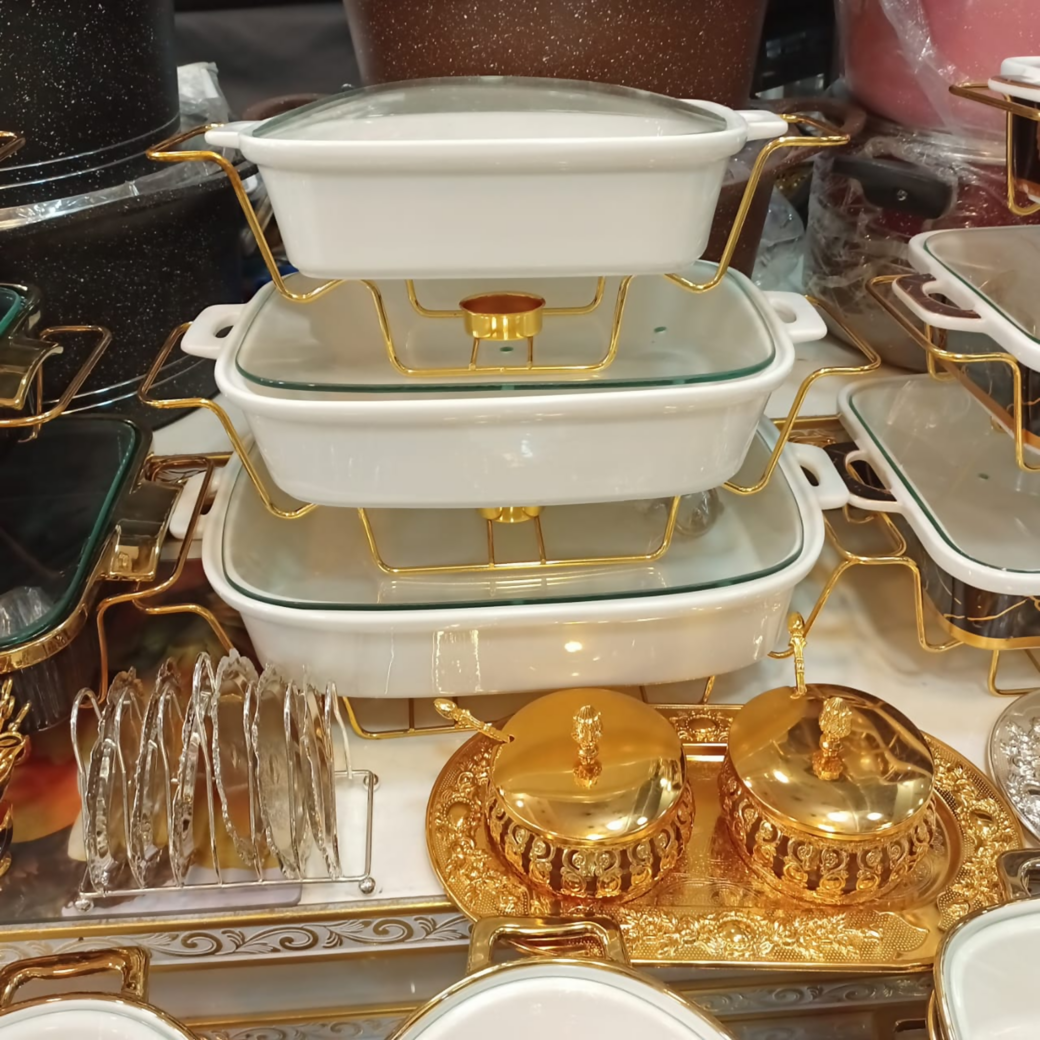 Fancy Dishes, Elegant Fine Bone China Collection