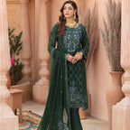 Women Crinkle Chiffon Ensemble