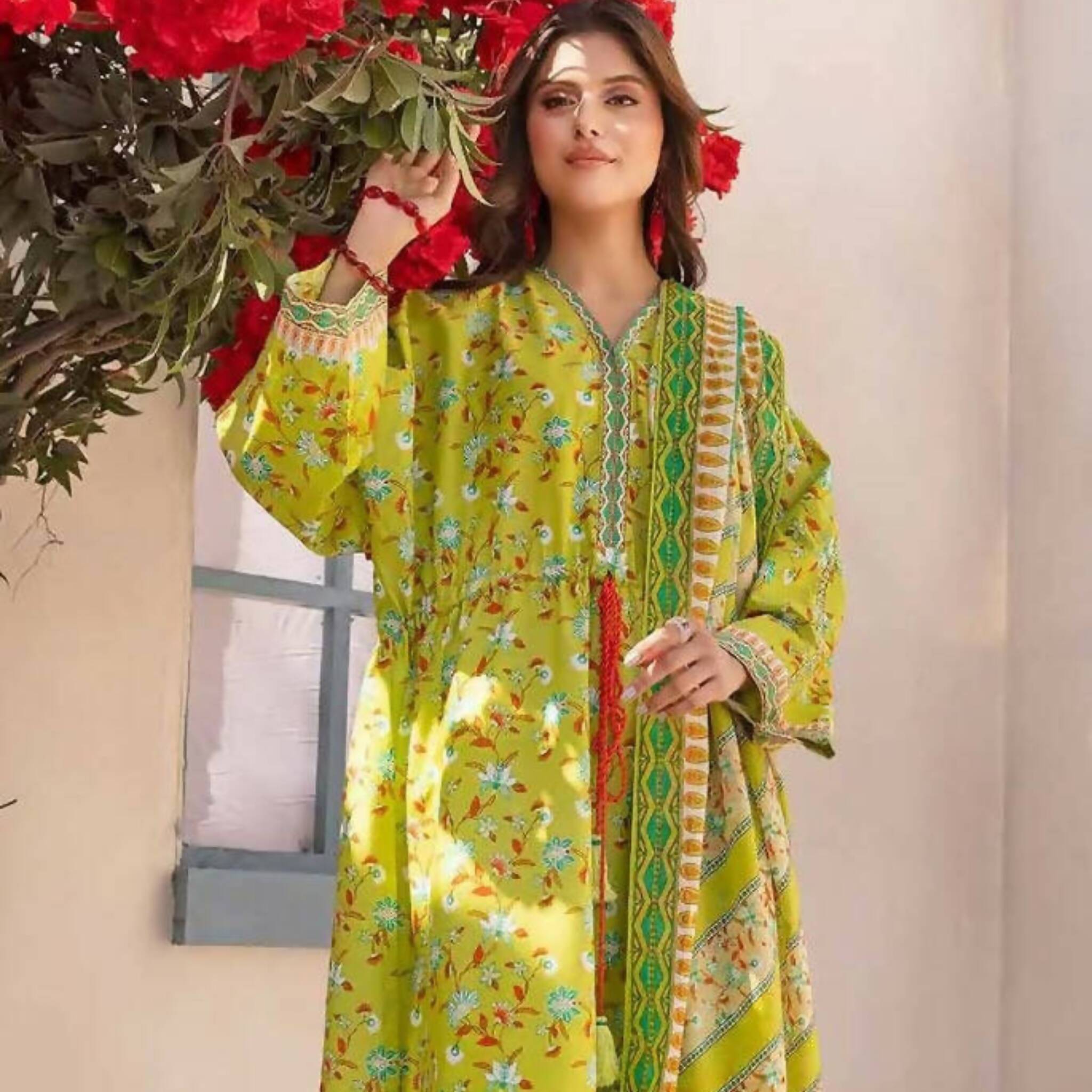 Dress, Sawan Prints 3-Piece Set & Affordable Party Wear, for Summer 24