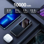 Power Bank, Joyroom Ultra-Fast Charging, Efficient Charging & LED Display