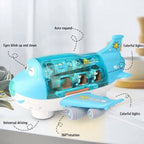 Electric Universal Airliner, Modern Toy with Automated Movements, for Dynamic Play