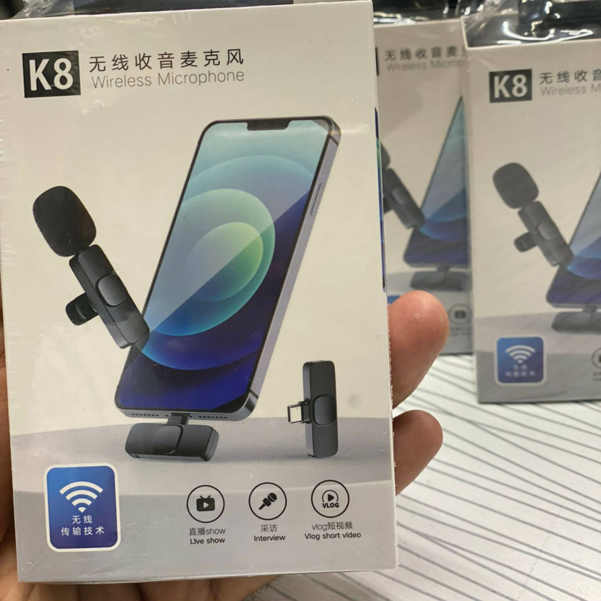 Microphone K8 Wireless Microphone For Iphone