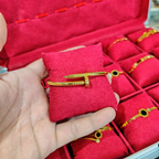 Cuff Bangle, High-Quality Designer Bracelet by Jewelry Kara, for Girls'