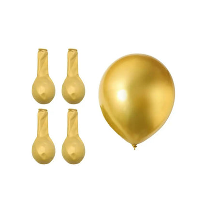 Golden Confetti Party Balloons, 14-Piece Set