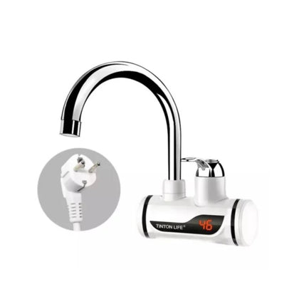 Electric Geyser, Hot Water Heater Faucet - 3000W, LED Temperature Display