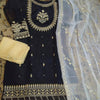 Stitched Suit, Organza Embroidered Suit with Handcrafted Details, for Women