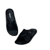 Slipper, Leather Comfort & Durable Rubber Sole, for Men