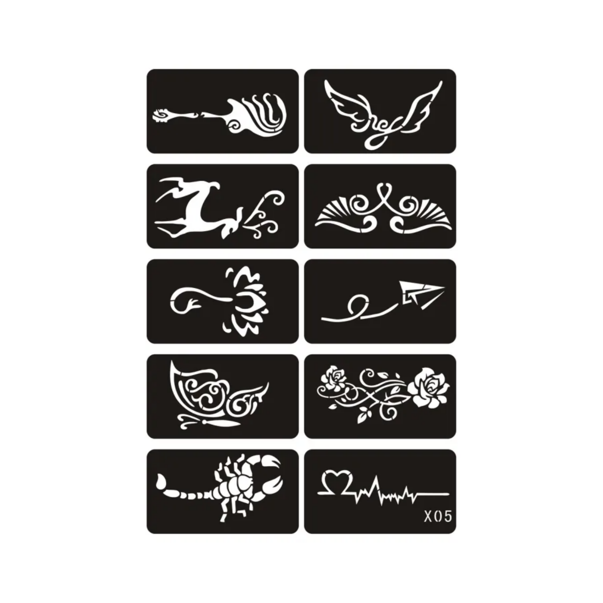 Tattoos!, Sparkling Stencils for Fun & Flawless