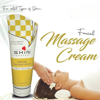 Facial Massage Cream, Relax Muscles & Boost Skin Health -175ml