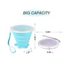 Silicone Cup, Compact and Convenient, for On-the-Go Hydration