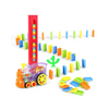 Domino Train Set, Lights, Music, and Tumble Down Action, for Kids'