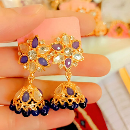 Earrings, Genuine Kundan Real Chotti Jhumki, for Women