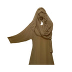 Abaya, Chiffon, with Double Layer Maxi Style for Women & Girl