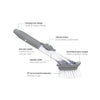 Cleaning Brush, Convenient Kitchen & Dishwasher, with Soap Handle
