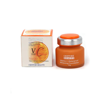 Century Beauty, Vitamin C, VC Waterproof Foundation & 50g – Imported