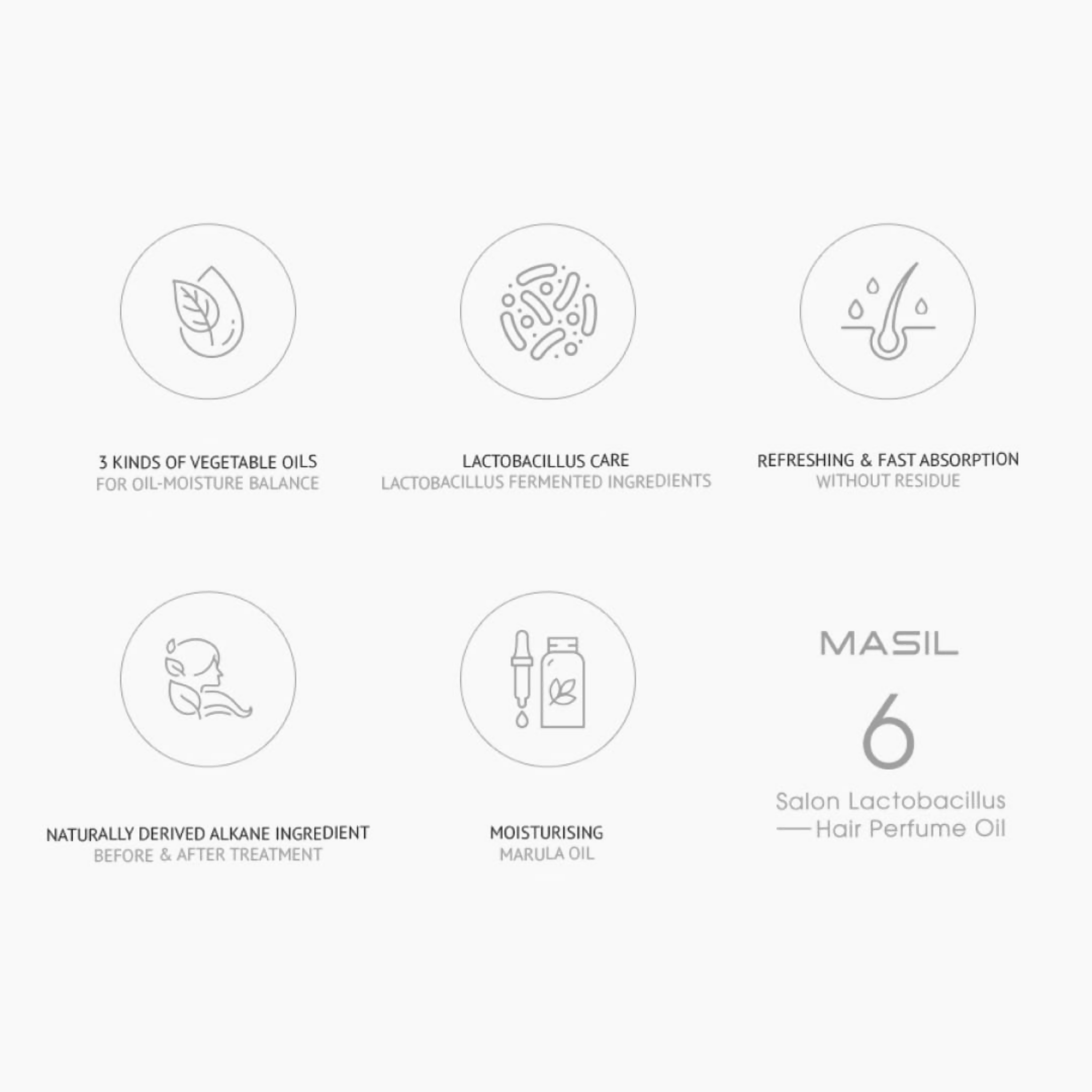 Hair Perfume Oil, Lasting Softness, No Grease, All Hair Types