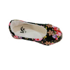 Pumps, Black Flower & Handmade, for Baby Girls'