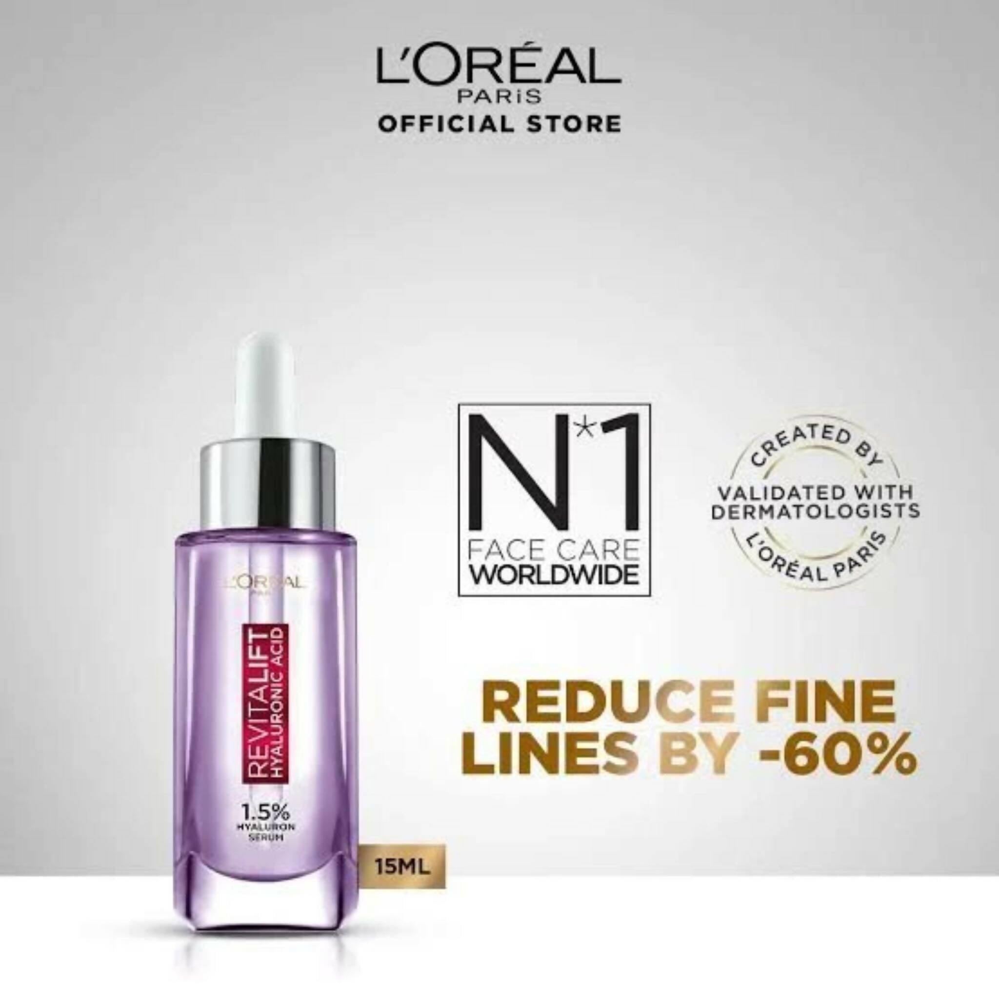 Loreal Revital Lift Hyaluronic Acid Serum, Plump and Hydrate Your Skin