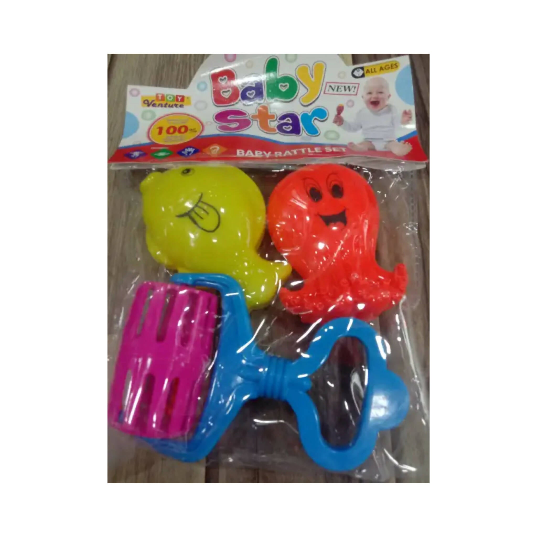 Baby Star Rattle Set for Newborn Babies - 3 PC | 4 PC | Best Quality ...