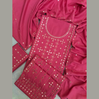 Unstitched Suit, Dhank 9mm Embroidery & Intricate Craftsmanship, for Women