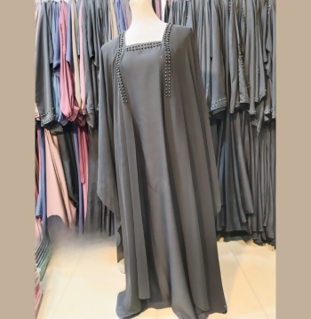 Abaya, Paired with A Variety Of Hijabs & Accessories, for Women