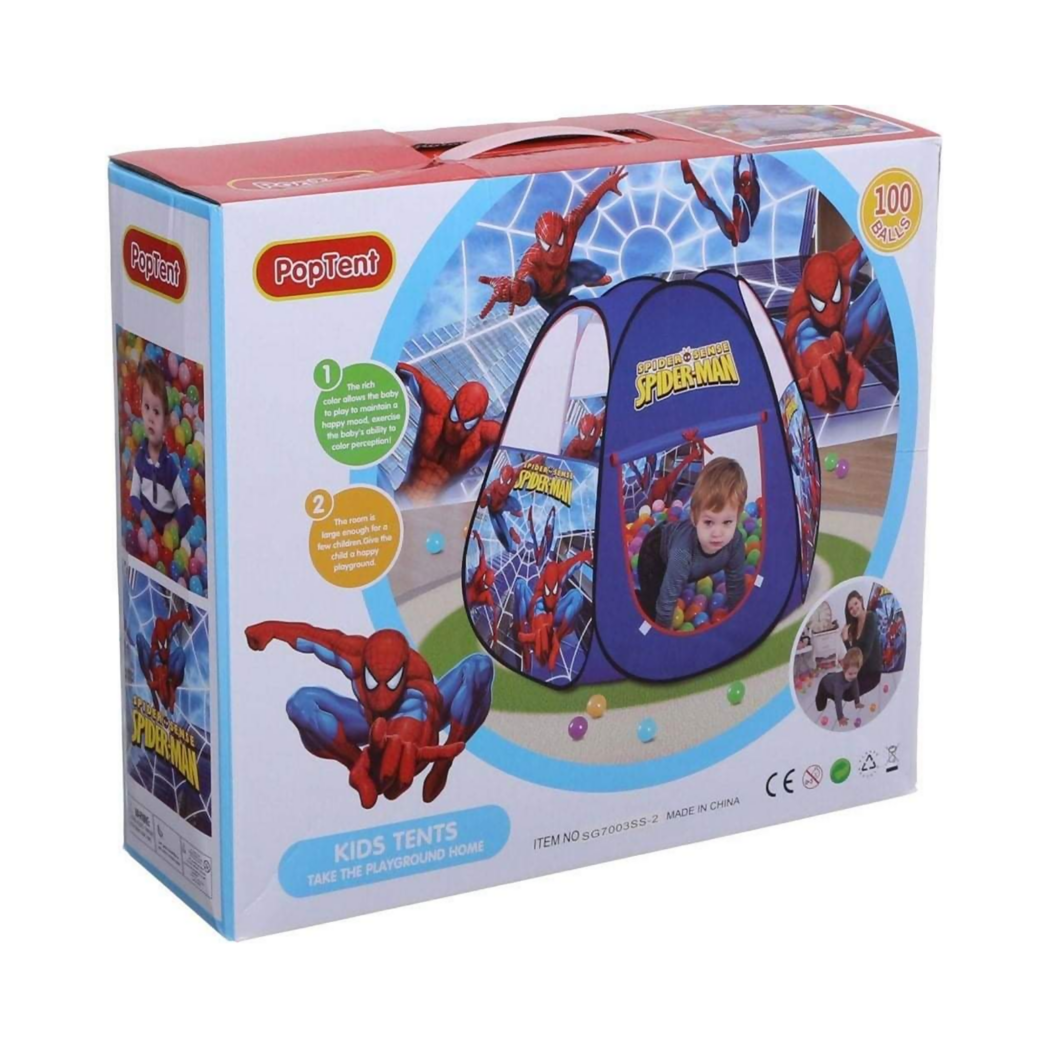 Tent House, Colorful Play Space with 50 Balls, Imaginative Fun, for Kids'