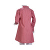 Shirt, Dazzling French Pink Striped Cotton, Comfort & Modern Elegance, for Women