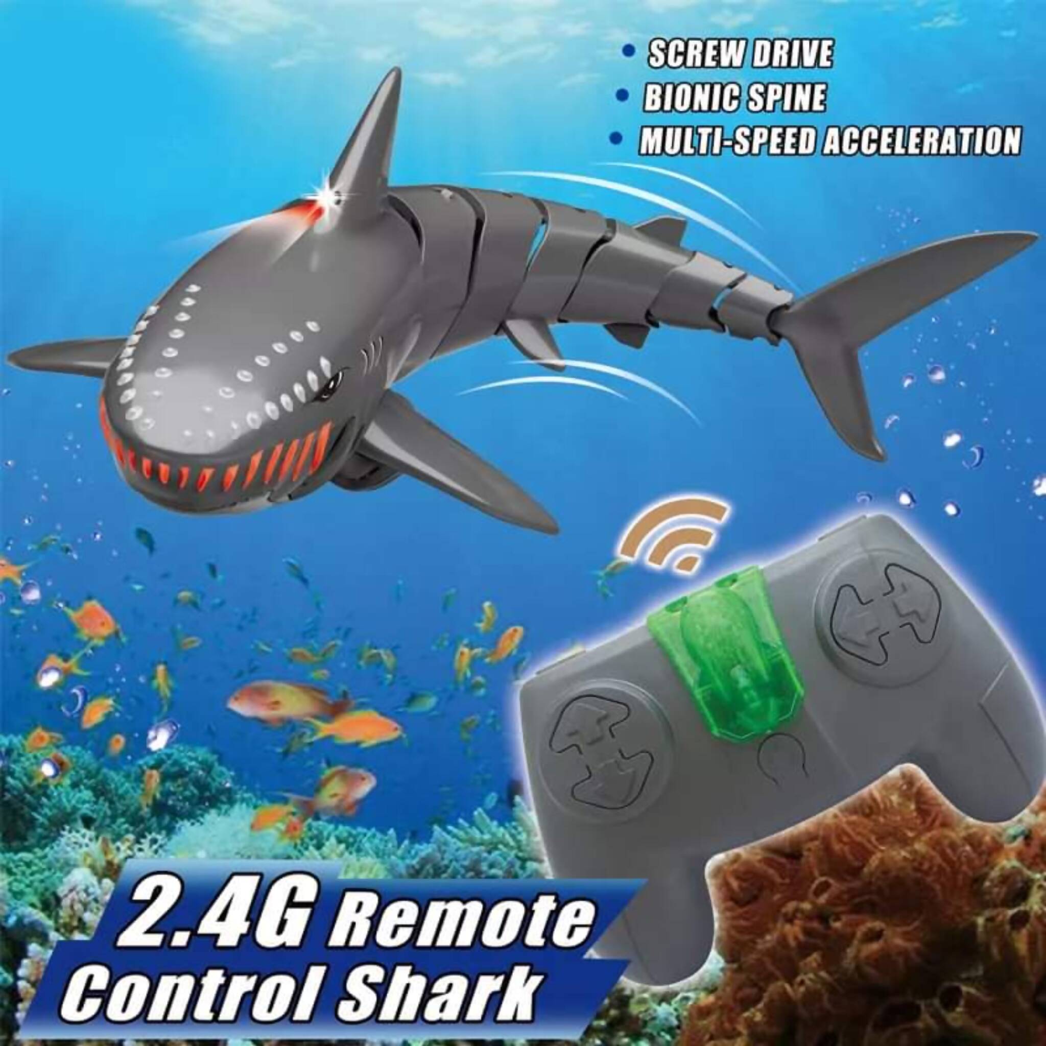Swimming Shark, Coolest R/C Realistic & Endless Fun, for Kids'