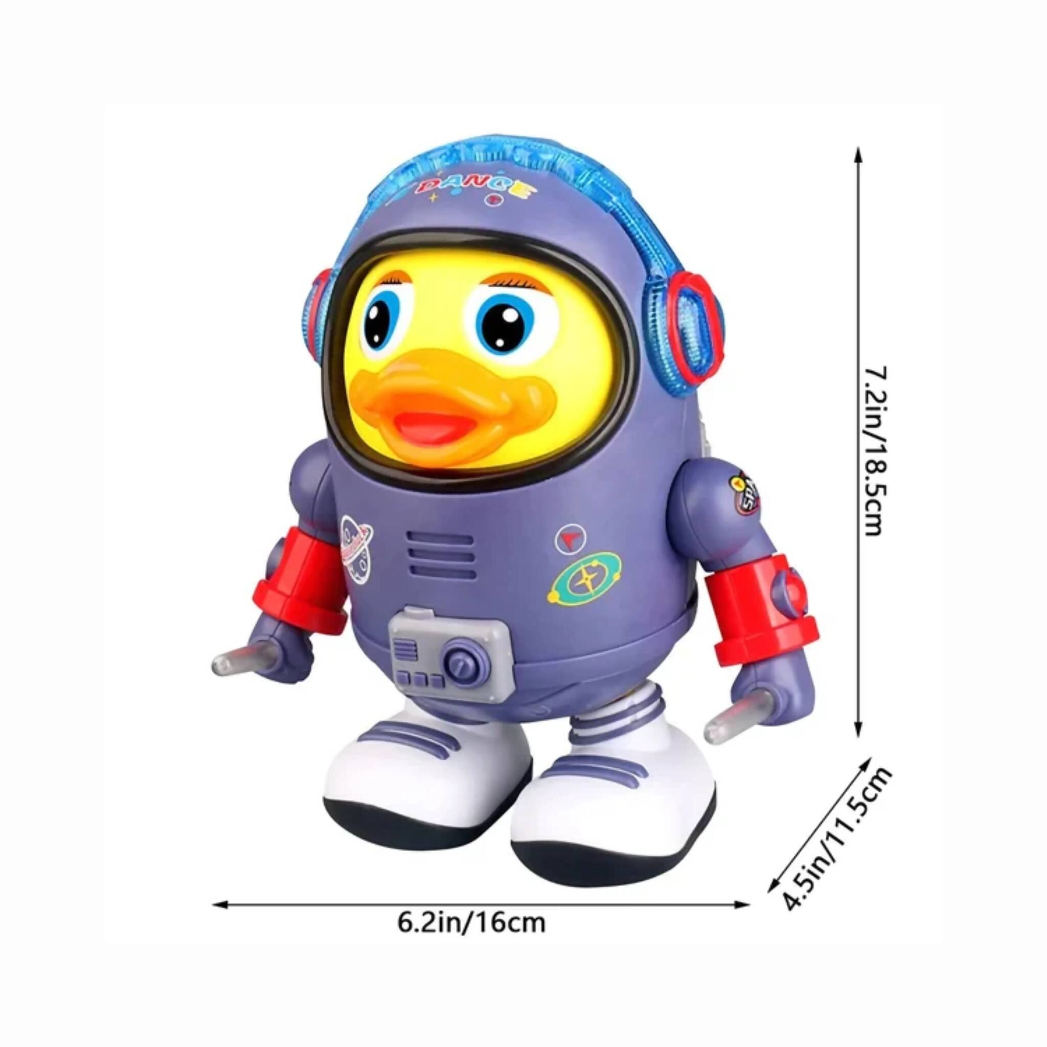 Space Dancing Duck, Musical Action with Flashing Lights, for Kids'
