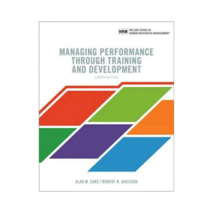 Book, Managing Performance through Training & Development